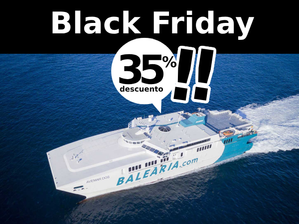 ofertas de ferry Balearia Black Friday